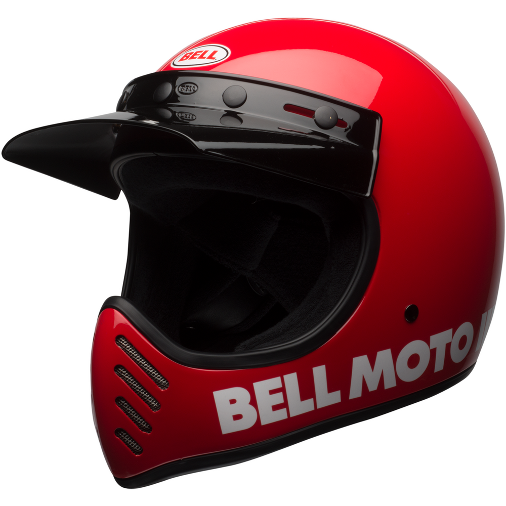 Bell Moto 3 Full Face Helmet Classic Red (Image 5) - ThrottleChimp