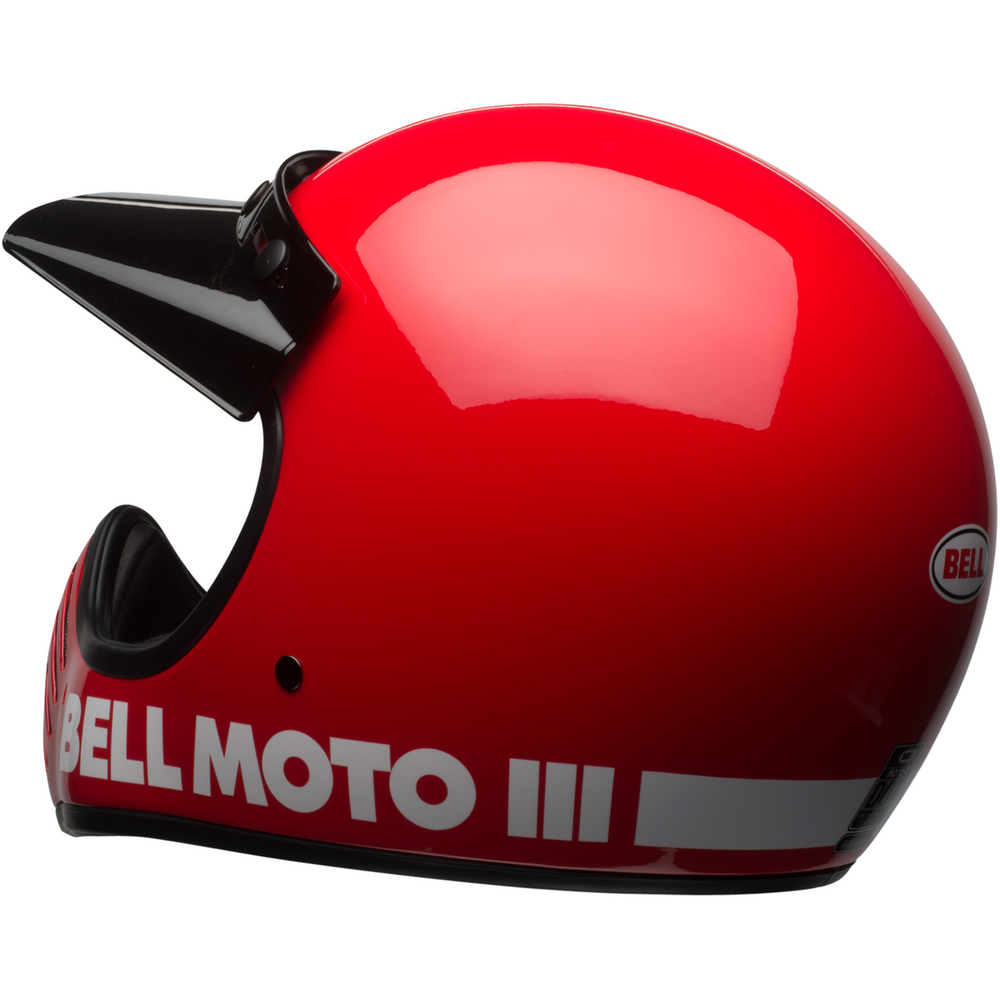 Bell Moto 3 Full Face Helmet Classic Red (Image 7) - ThrottleChimp