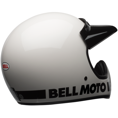 Bell Moto 3 Full Face Helmet Classic White (Image 6) - ThrottleChimp