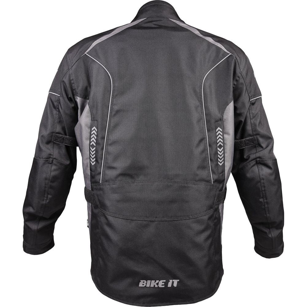 Bike It Burhou All-Season Motorcycle Adventure Jacket Black (Image 4) - ThrottleChimp