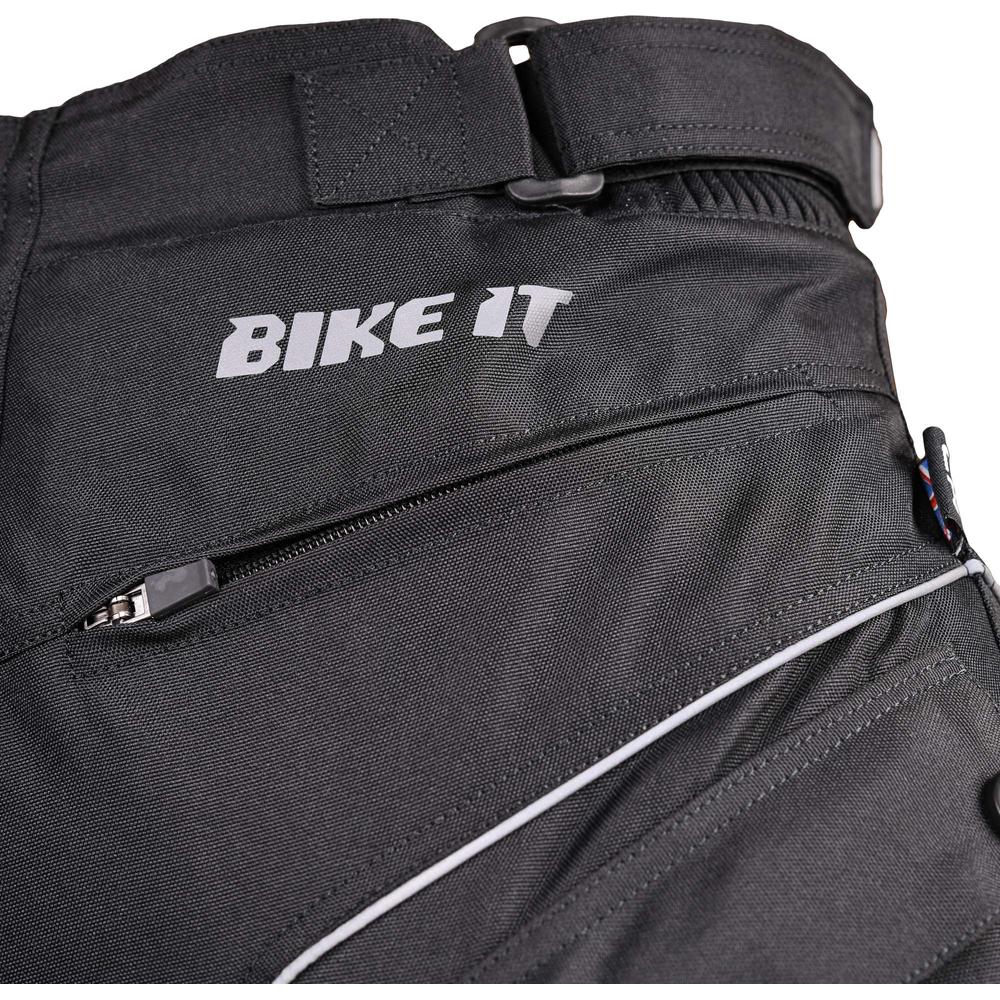 Bike It Burhou Motorcycle Trouser Black (Image 5) - ThrottleChimp