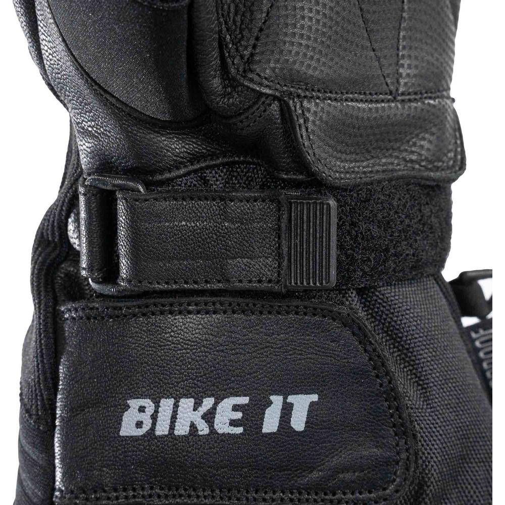 Bike It Burhou All-Season All-Weather Gloves Black (Image 6) - ThrottleChimp