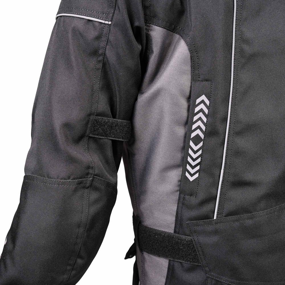 Bike It Burhou All-Season Motorcycle Adventure Jacket Black (Image 7) - ThrottleChimp