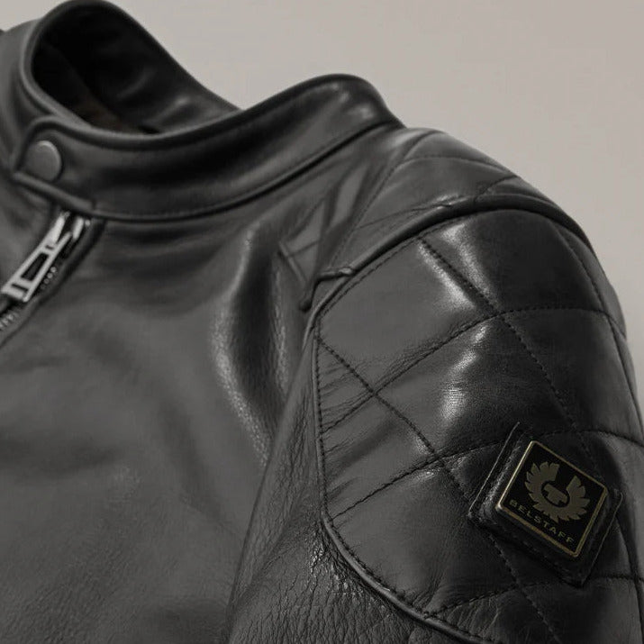 Belstaff Centenary Outlaw Pro Leather Jacket Black (Image 8) - ThrottleChimp