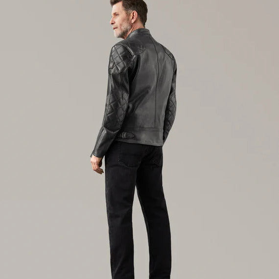 Belstaff Centenary Outlaw Pro Leather Jacket Black (Image 4) - ThrottleChimp