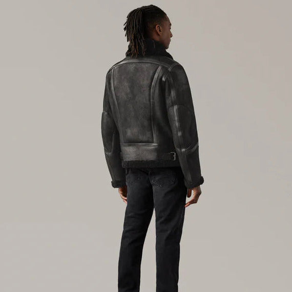 Belstaff Centenary Valiant Leather Jacket Black (Image 4) - ThrottleChimp