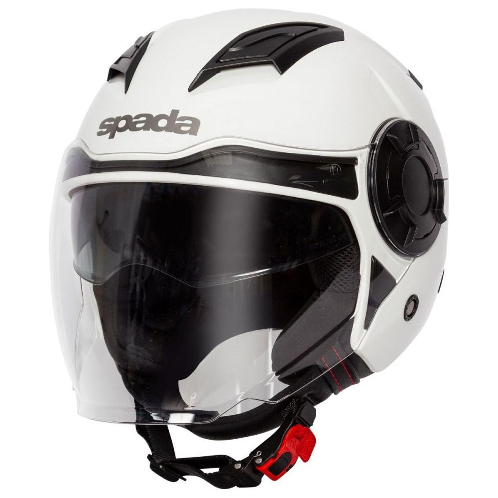 Spada Lycan Open Face Helmet White (Image 2) - ThrottleChimp