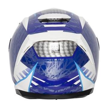 Spada SP1 Raptor Full Face Helmet White / Blue FREE 1 YEAR Returns, FREE UK Delivery | ThrottleChimp