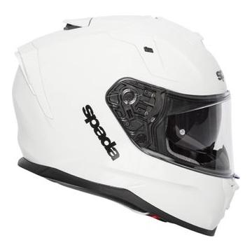 Spada SP1 Full Face Helmet White (Image 2) - ThrottleChimp