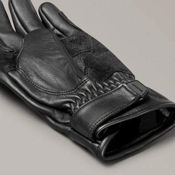 Belstaff Clinch Leather Gloves Black (Image 3) - ThrottleChimp