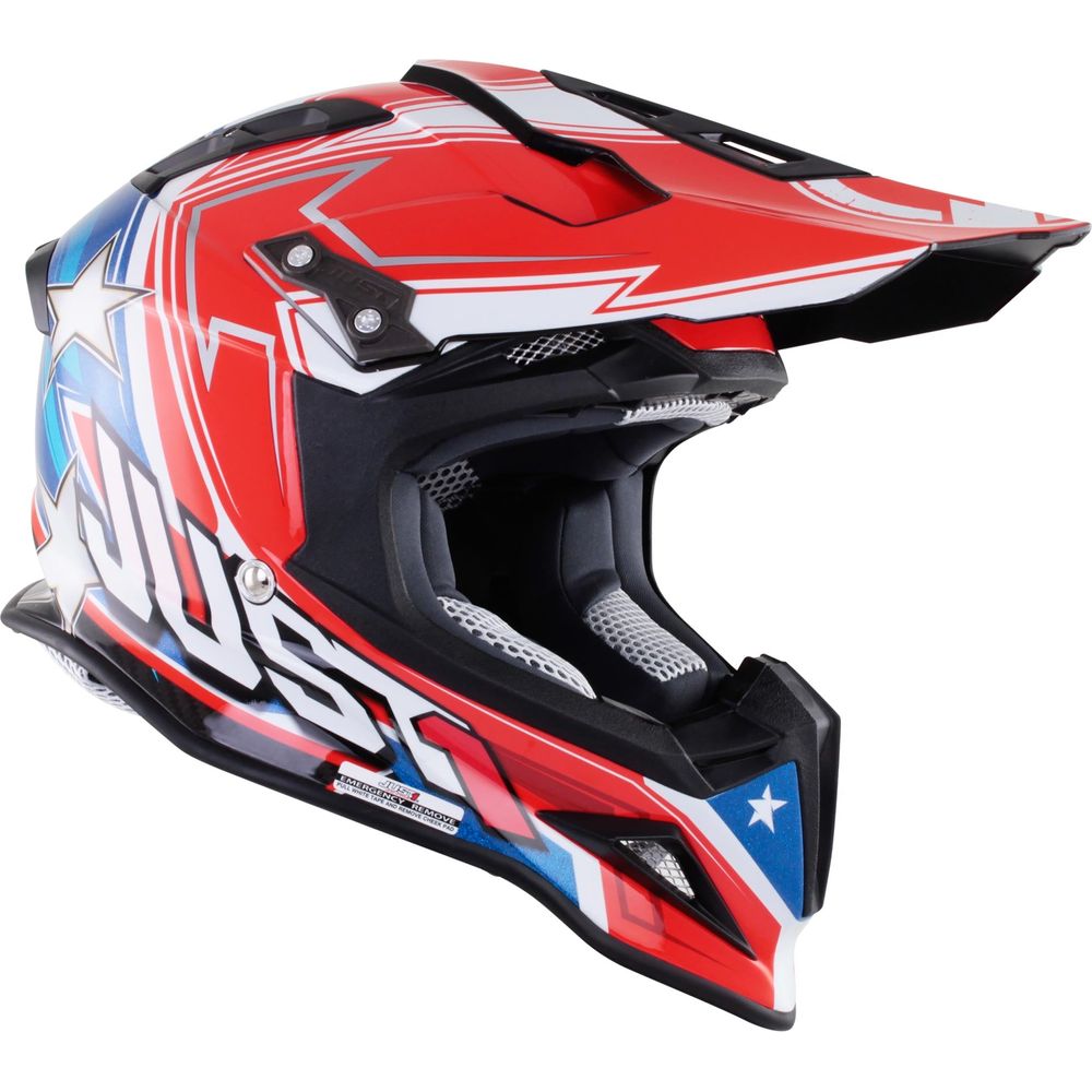 Just1 J12 Carbon MX Helmet Aster America - ThrottleChimp