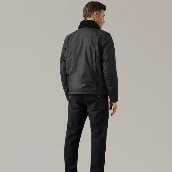 Belstaff Convoy Waxed Cotton Jacket Black (Image 3) - ThrottleChimp