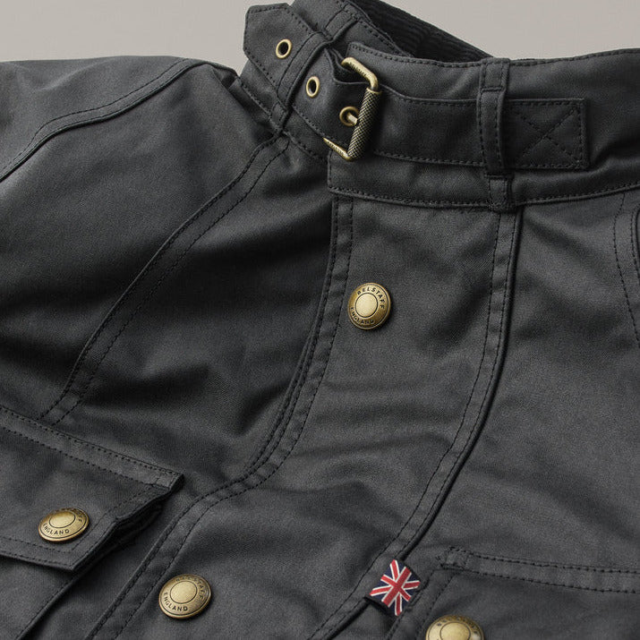 Belstaff Crosby Technical Waxed Cotton Jacket Black (Image 7) - ThrottleChimp