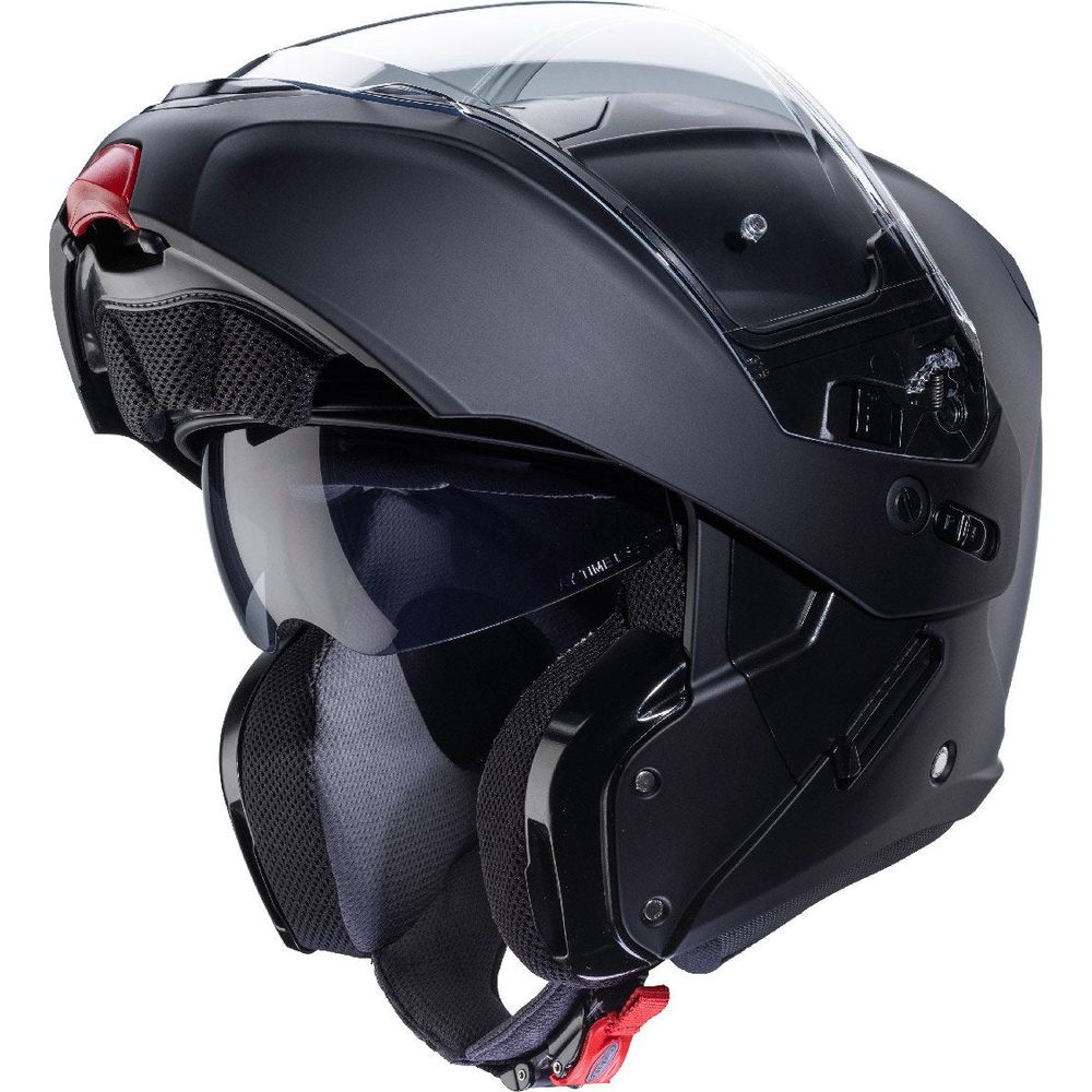 Caberg Horus Plain Flip-Up Helmet Matt Black (Image 4) - ThrottleChimp