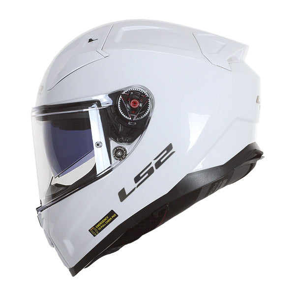 LS2 FF811 Vector 2 ECE 22.06 Full Face Helmet Solid White (Image 4) - ThrottleChimp