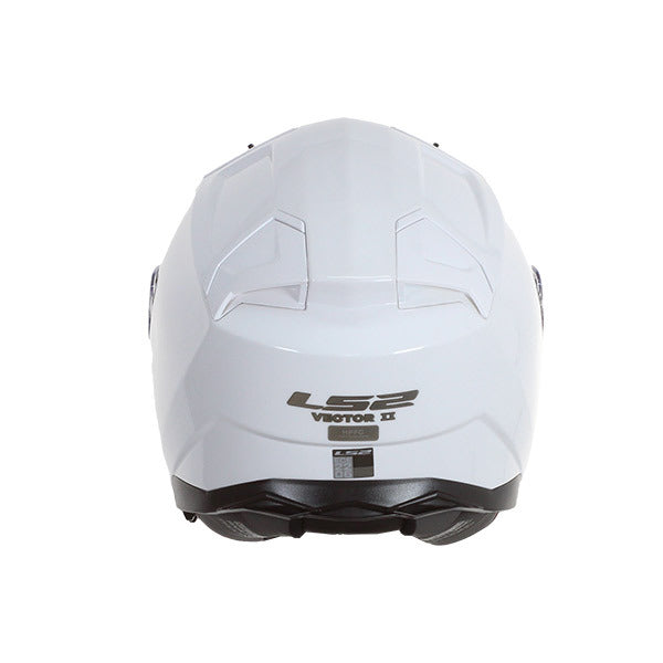 LS2 FF811 Vector 2 ECE 22.06 Full Face Helmet Solid White (Image 5) - ThrottleChimp