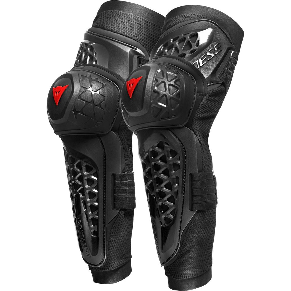 Dainese MX 1 Knee Guards Black - ThrottleChimp