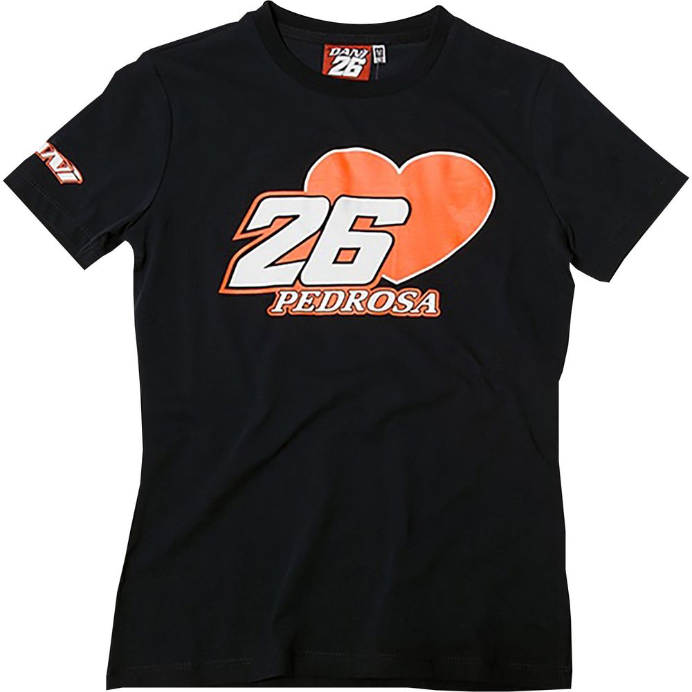 VR46 Bi Ladies T-Shirt Pedrosa 26 Blue - ThrottleChimp