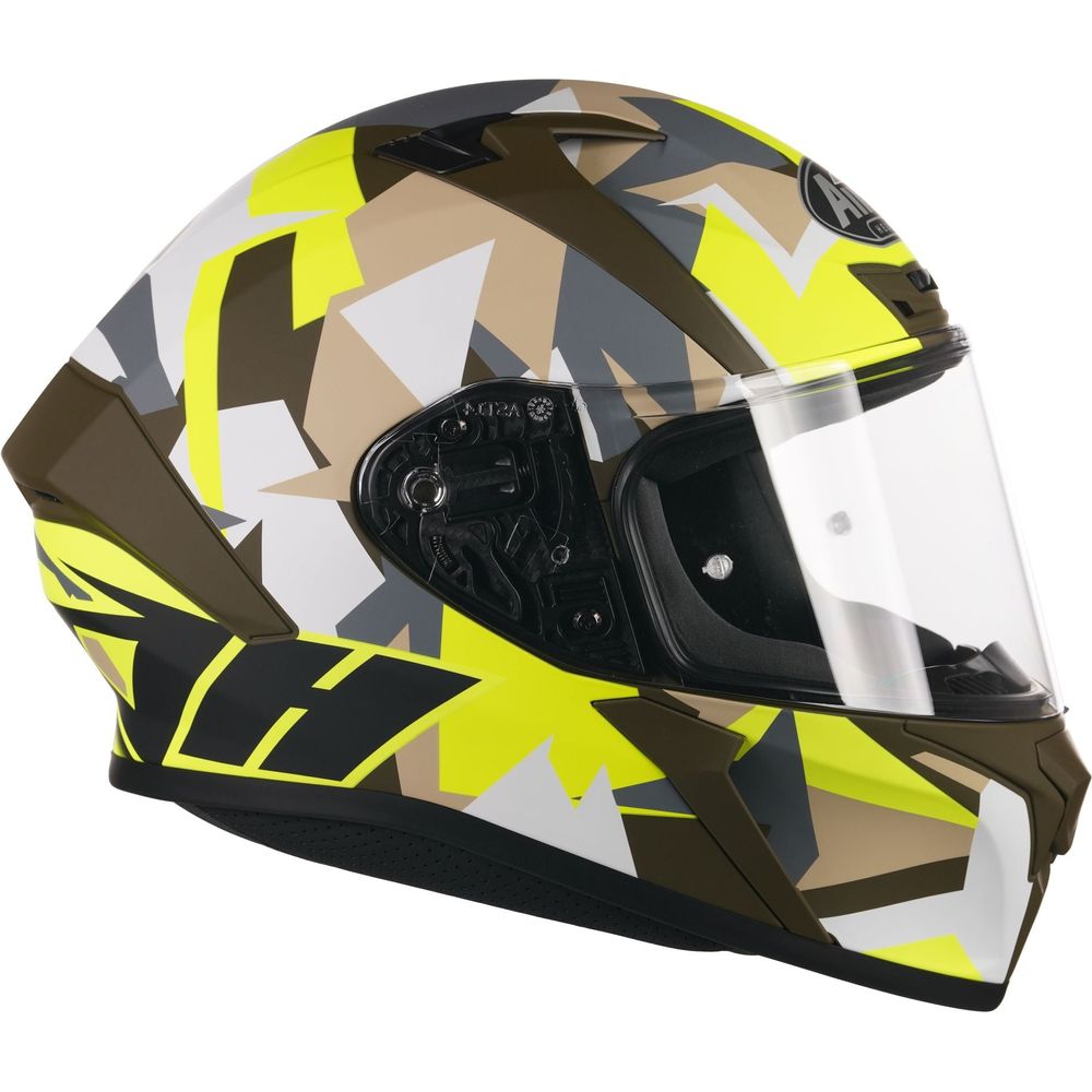 Airoh Valor Full Face Helmet Matt Army FREE 1 YEAR Returns, FREE UK Delivery | ThrottleChimp