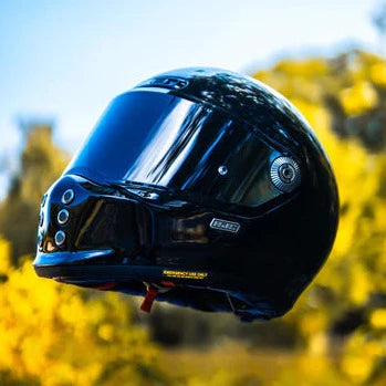 HJC V10 Full Face Helmet Black (Image 3) - ThrottleChimp