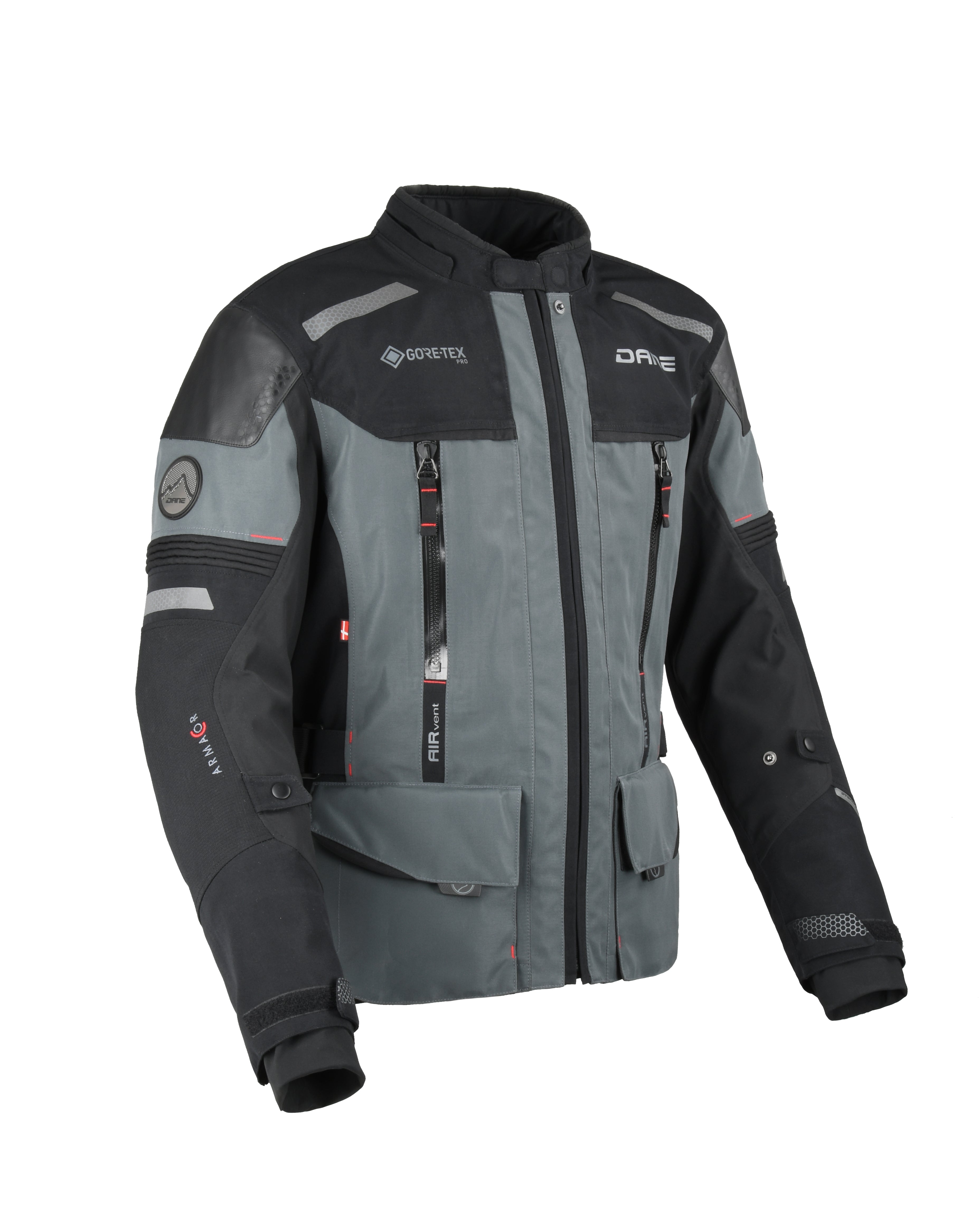 Dane Bornholm Gore-Tex Pro Jacket Black / Grey FREE 1 YEAR Returns, FREE UK Delivery | ThrottleChimp