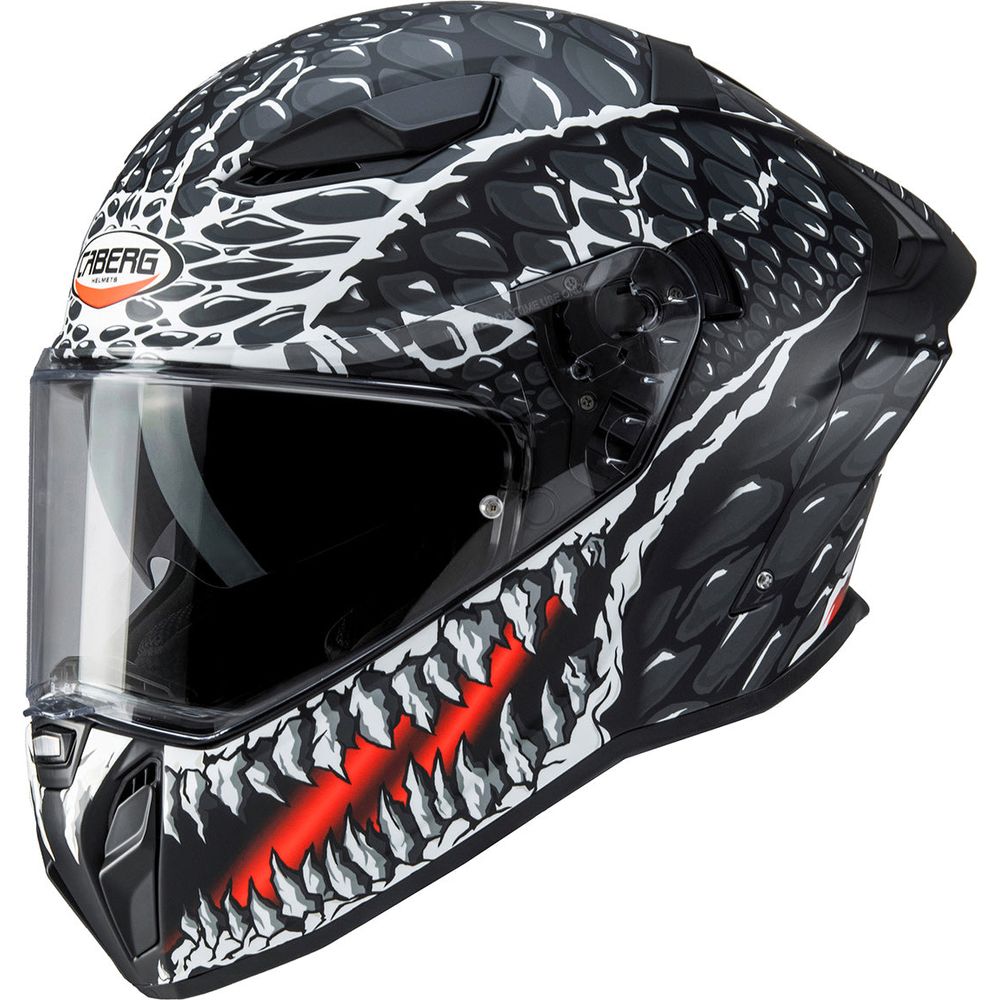 Caberg Drift Evo 2 Full Face Helmet Crok Matt Black / Anthracite / Red FREE 1 YEAR Returns, FREE UK Delivery | ThrottleChimp