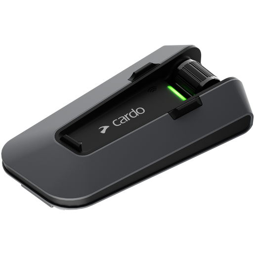 Cardo Packtalk Edge Single Bluetooth Intercom System Grey / Black (Image 3) - ThrottleChimp