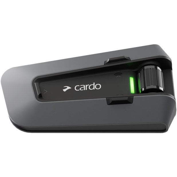 Cardo Packtalk Edge Duo Bluetooth Intercom System Grey / Black (Image 2) - ThrottleChimp