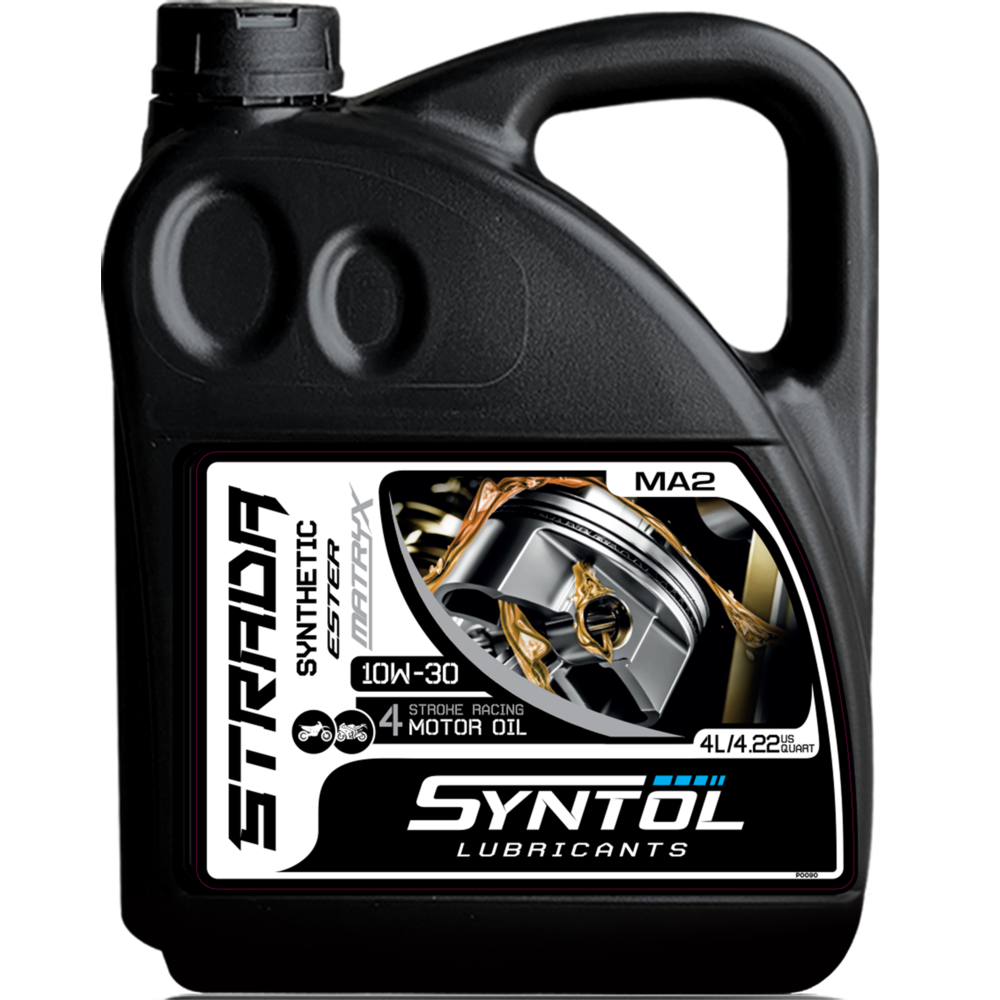 Syntol Strada 4T 10W-30 Semi Synthetic Oil (Image 2) - ThrottleChimp