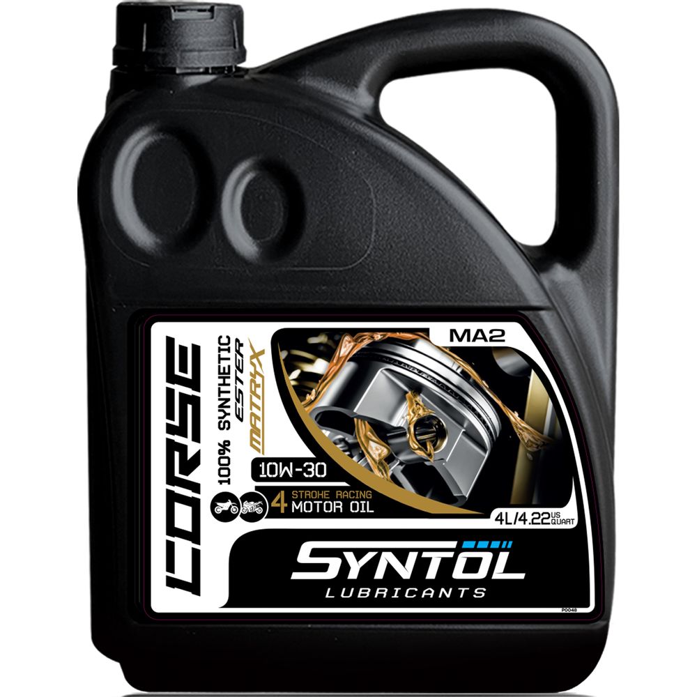 Syntol Corse 4T 10W-30 Fully Synthetic Oil (Image 2) - ThrottleChimp