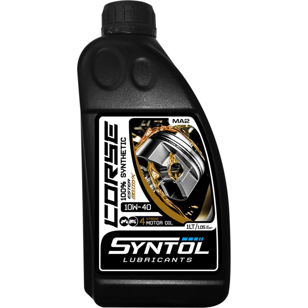 Syntol Corse 4T 10W-40 Fully Synthetic Oil FREE 1 YEAR Returns, FREE UK Delivery | ThrottleChimp