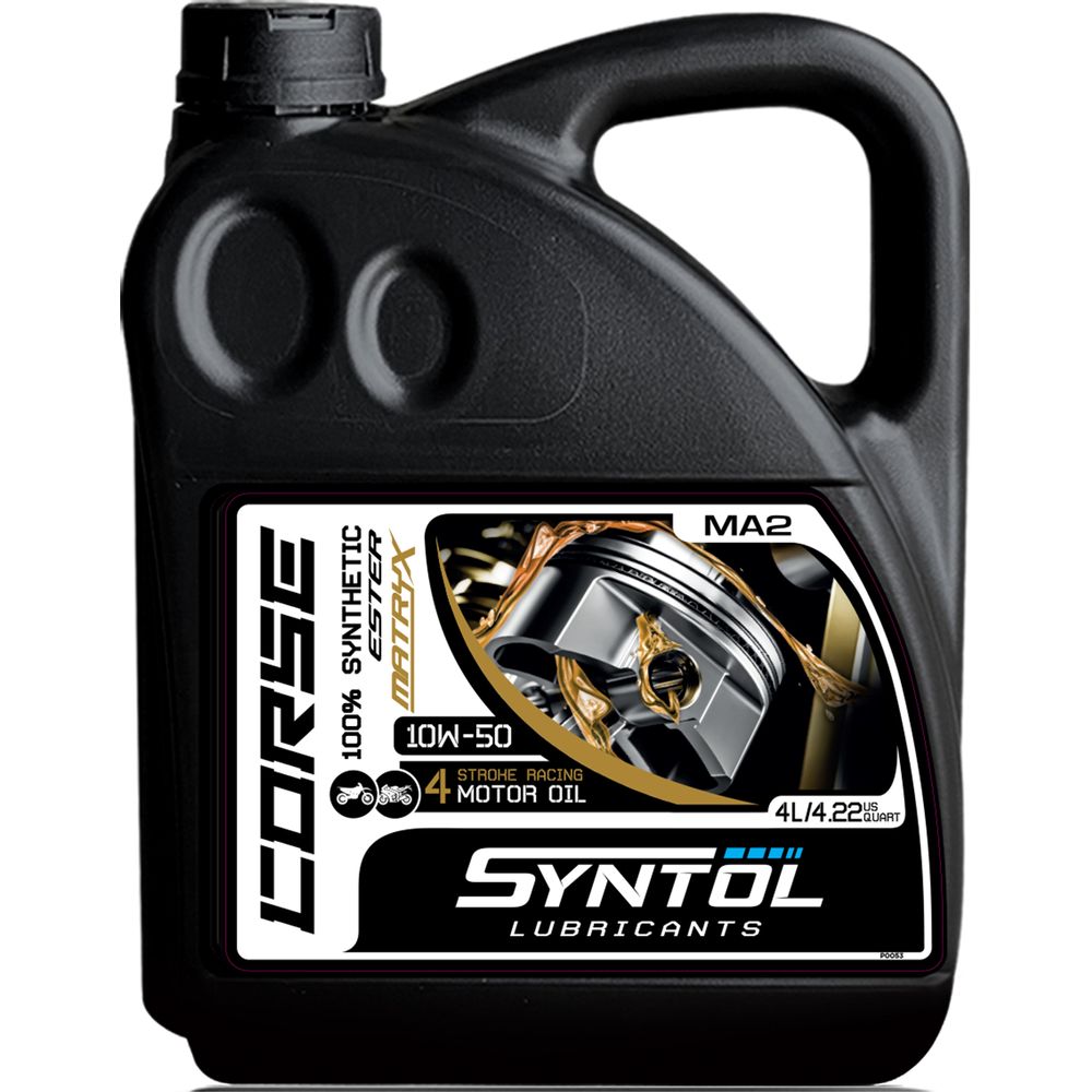 Syntol Corse 4T 10W-50 Fully Synthetic Oil (Image 2) - ThrottleChimp