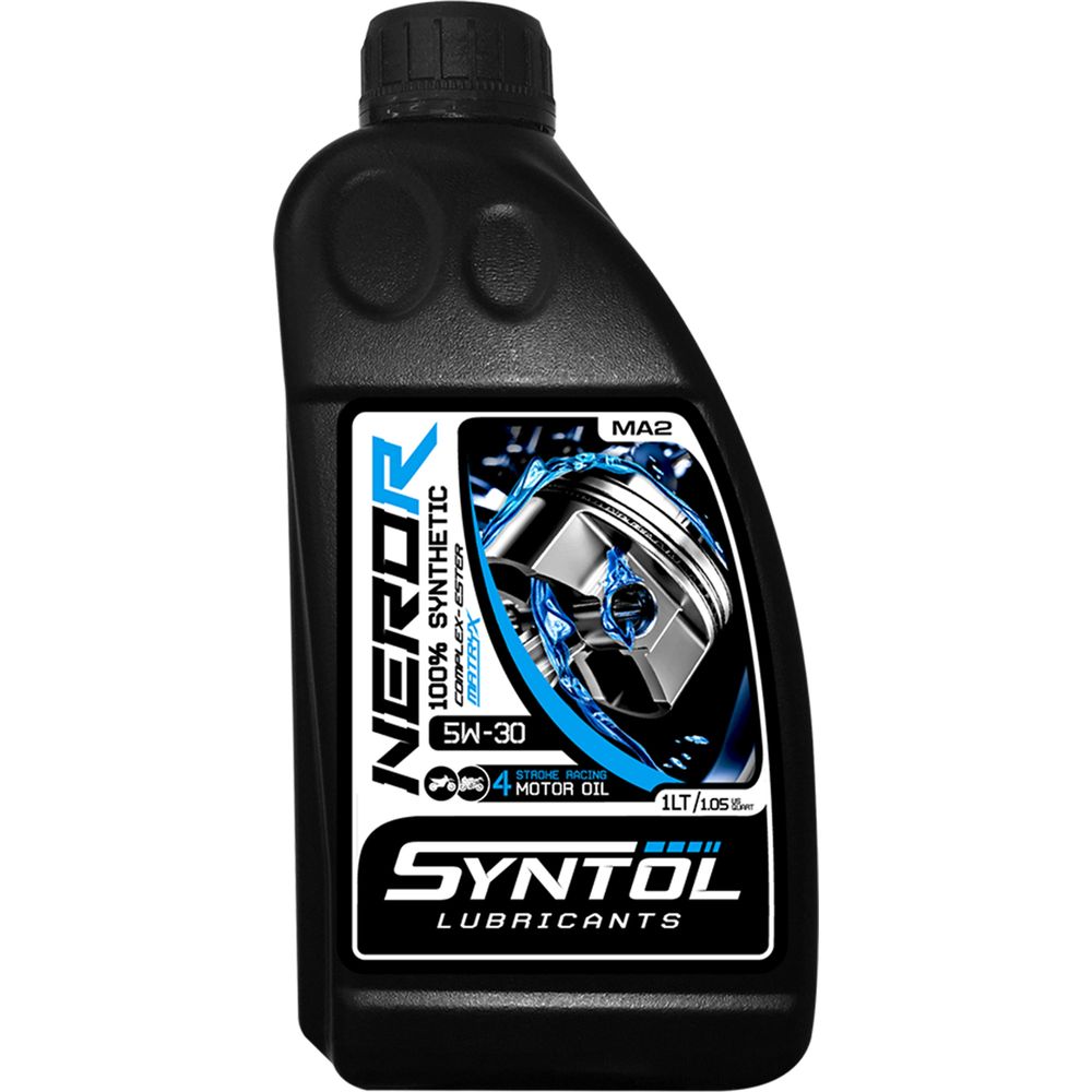 Syntol Nero-R 4T 5W-30 Racing Oil FREE 1 YEAR Returns, FREE UK Delivery | ThrottleChimp