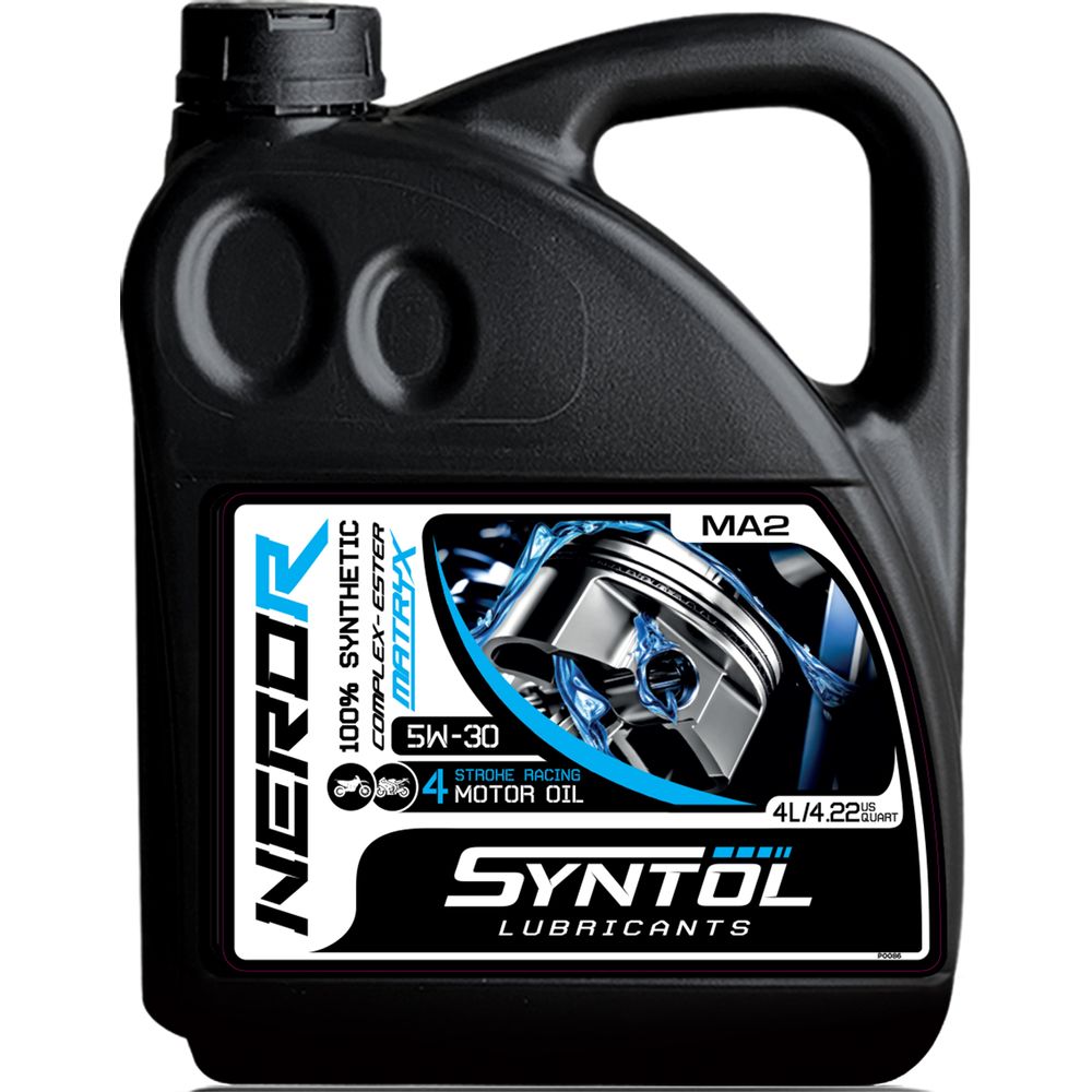 Syntol Nero-R 4T 5W-30 Racing Oil FREE 1 YEAR Returns, FREE UK Delivery | ThrottleChimp