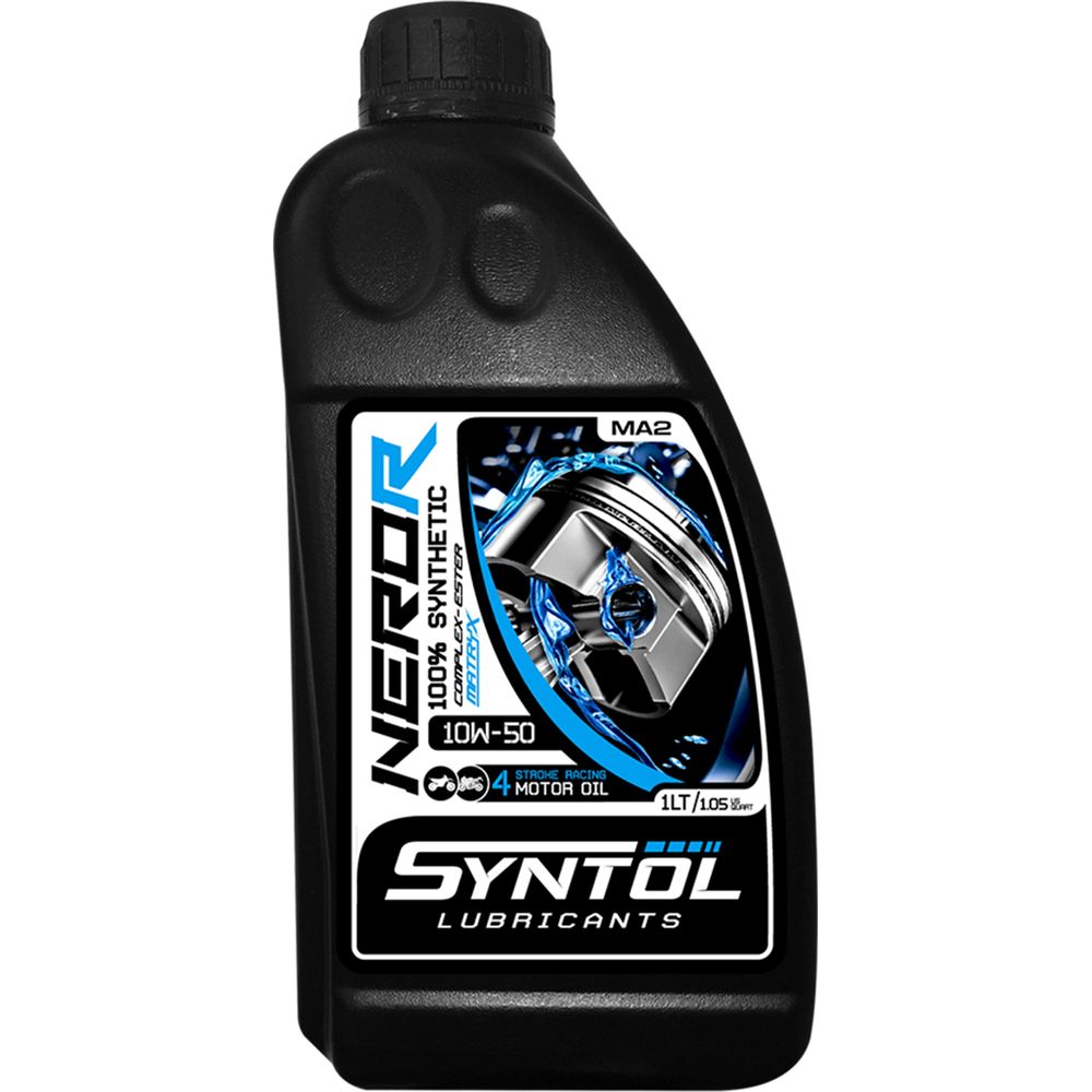 Syntol Nero-R 4T 10W-50 Racing Oil FREE 1 YEAR Returns, FREE UK Delivery | ThrottleChimp