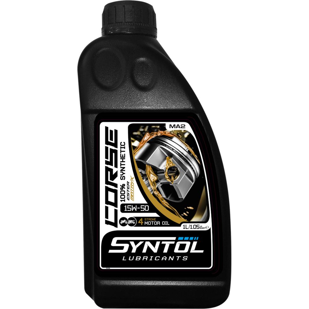 Syntol Corse 4T 15W-50 Fully Synthetic Oil FREE 1 YEAR Returns, FREE UK Delivery | ThrottleChimp