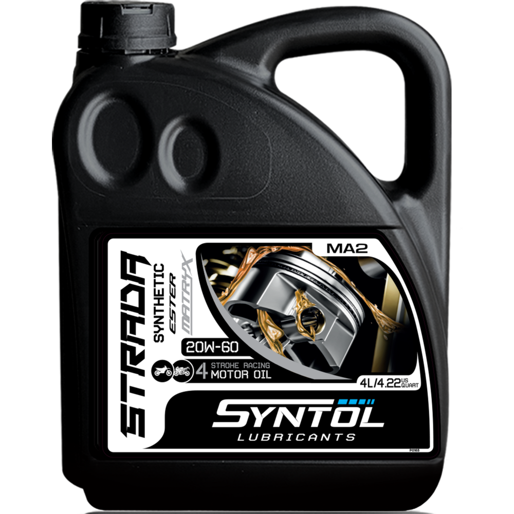 Syntol Strada 4T 20W-60 Semi Synthetic Oil (Image 2) - ThrottleChimp