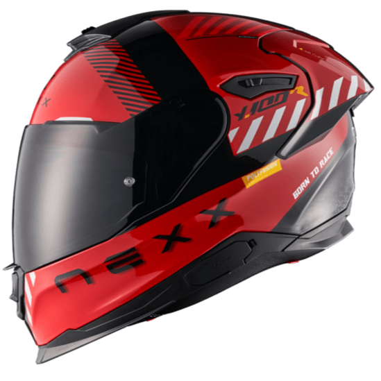 Nexx Y.100R Fade Full Face Helmet Red / Black