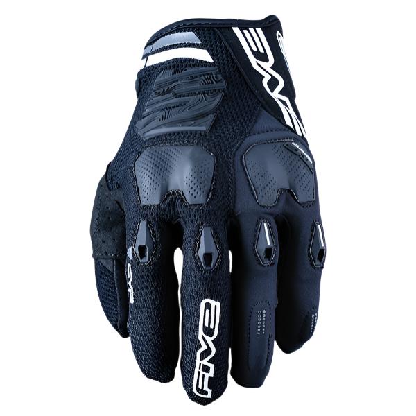 Five E2 Textile Gloves Black FREE 1 YEAR Returns, FREE UK Delivery | ThrottleChimp