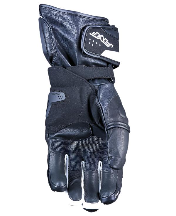 Five RFX4 Evo Leather Gloves Black / White FREE 1 YEAR Returns, FREE UK Delivery | ThrottleChimp