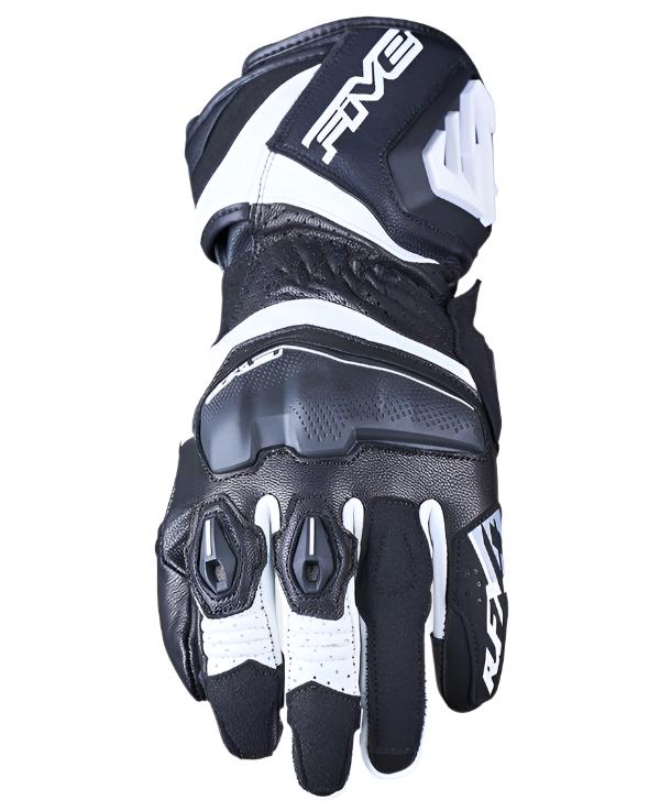 Five RFX4 Evo Ladies Leather Gloves Black / White FREE 1 YEAR Returns, FREE UK Delivery | ThrottleChimp