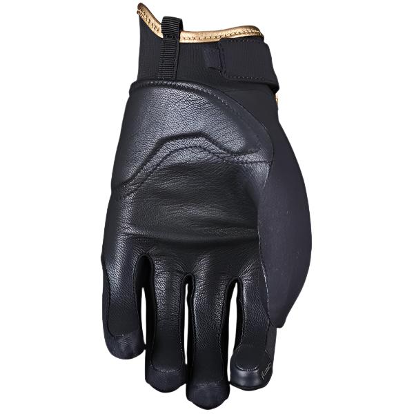 Five Flow Ladies Textile Gloves Black / Copper FREE 1 YEAR Returns, FREE UK Delivery | ThrottleChimp