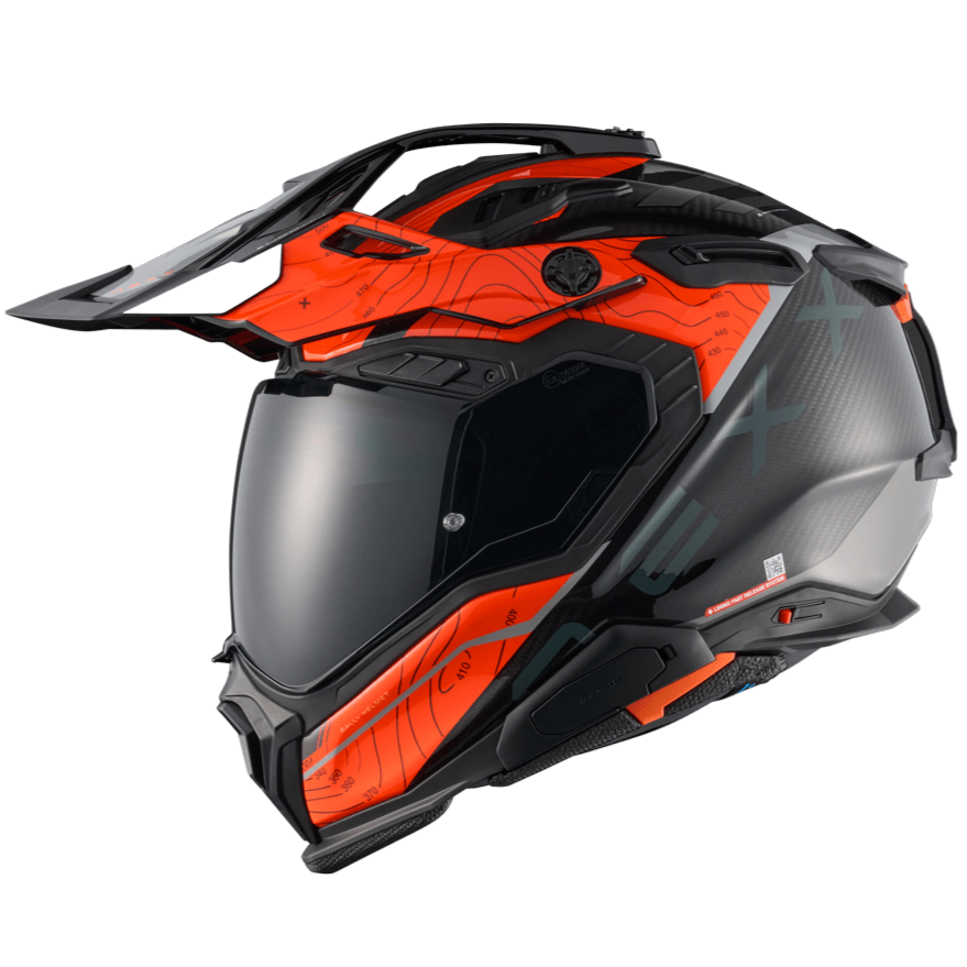 Nexx X.WED3 Furka Adventure Helmet Orange / Grey - Image ThrottleChimp