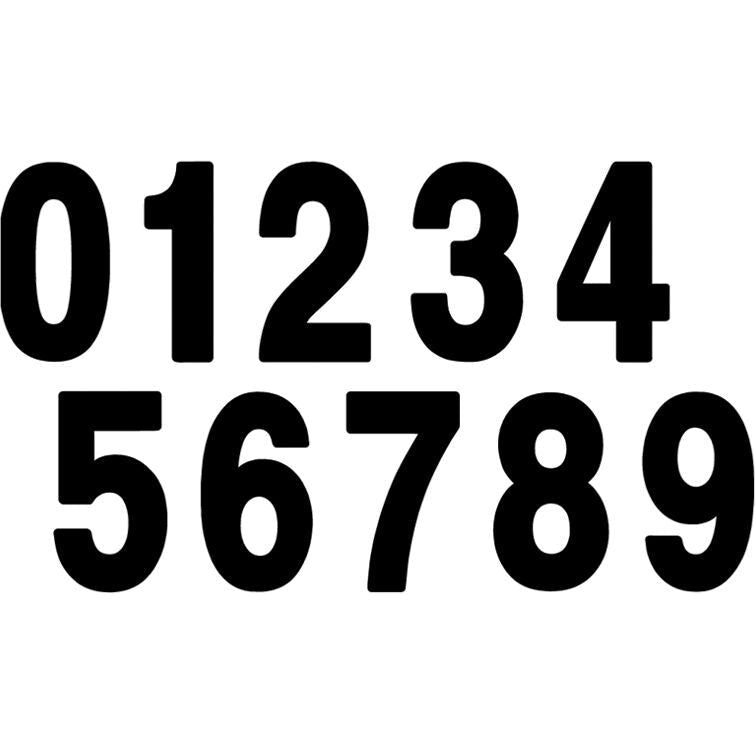 Factory Effex Pro-1 Numbers Black - 8 Inch FREE 1 YEAR Returns, FREE UK Delivery | ThrottleChimp