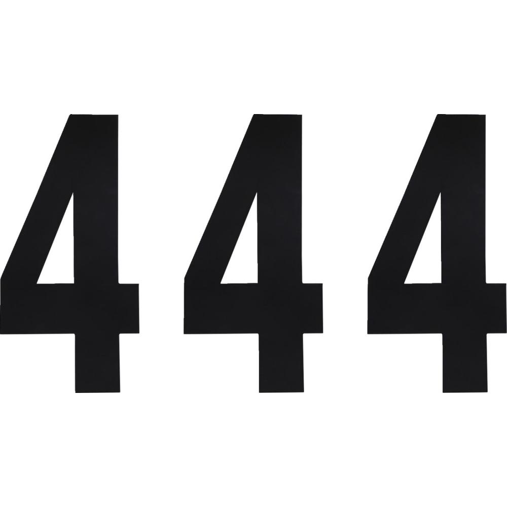 Factory Effex Standard-4 Numbers Black - 6 Inch FREE 1 YEAR Returns, FREE UK Delivery | ThrottleChimp