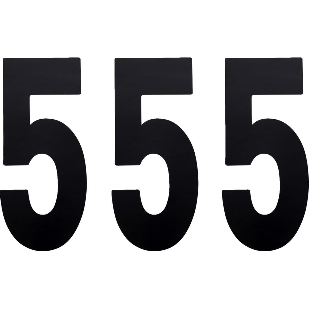 Factory Effex Standard-5 Numbers Black - 8 Inch FREE 1 YEAR Returns, FREE UK Delivery | ThrottleChimp