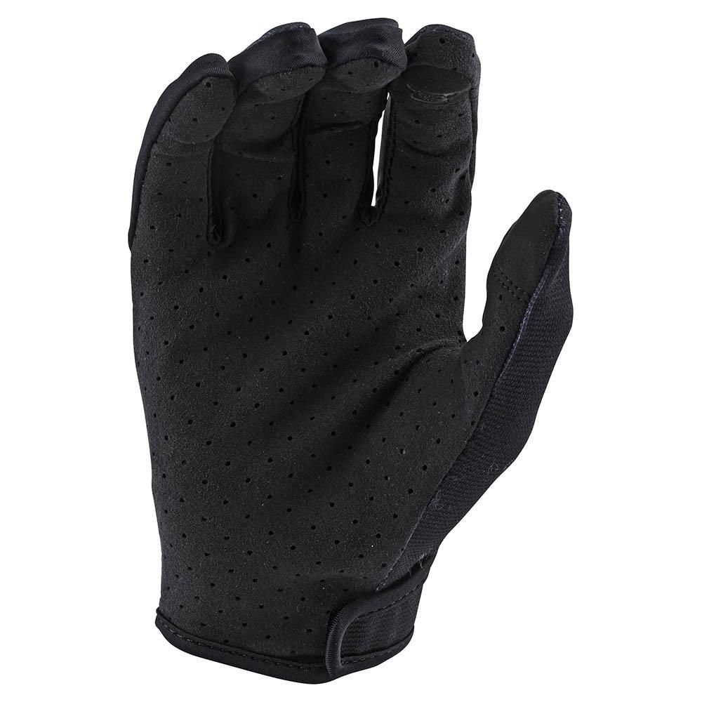 Troy Lee Designs Flowline Textile Gloves Plot Charcoal (Image 2) - ThrottleChimp