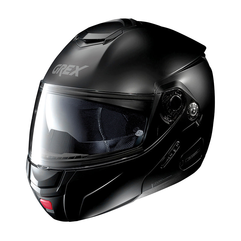 Grex G9.2 Kinetic N-Com Modular Flip-Up Helmet Flat Black - ThrottleChimp