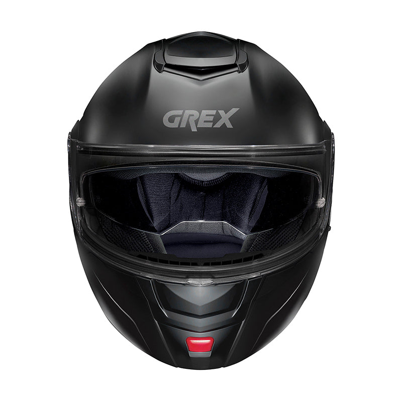 Grex G9.2 Kinetic N-Com Modular Flip-Up Helmet Flat Black FREE 1 YEAR Returns, FREE UK Delivery | ThrottleChimp