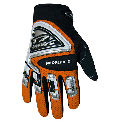 GP Pro Neoflex-2 Kids Gloves Orange (Image 2) - ThrottleChimp